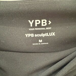 YPB Black SculptLUX Skort